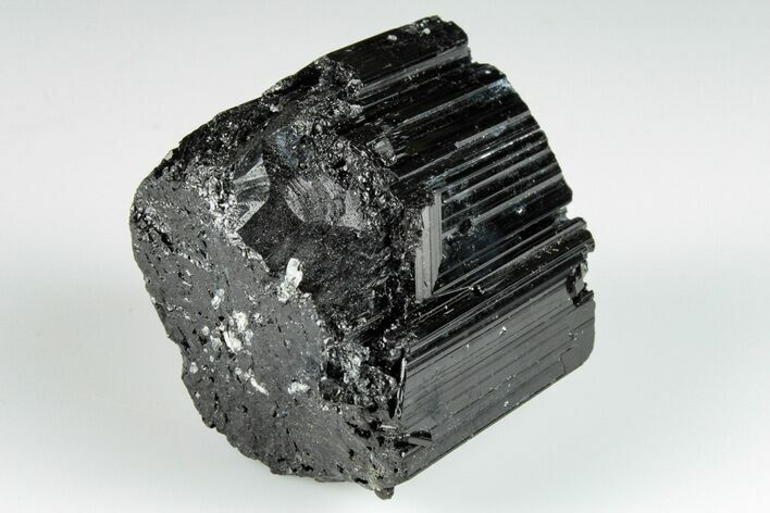 Terminated Black Tourmaline (Schorl) Crystal - Madagascar #200419